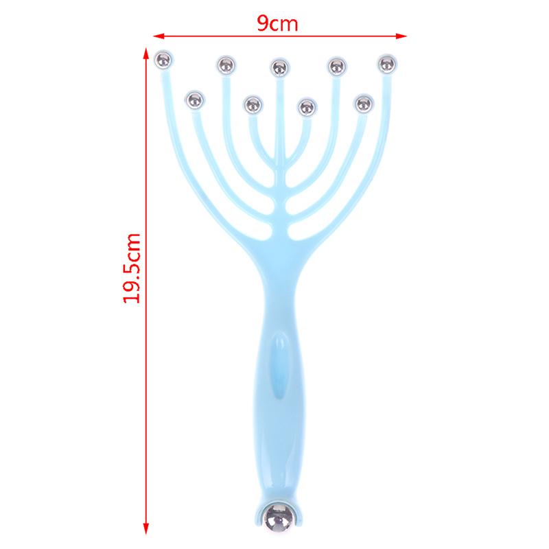 Nine Claw Head Massager Head Relax Octopus Shape Scalp Relax Deep Massage Comb