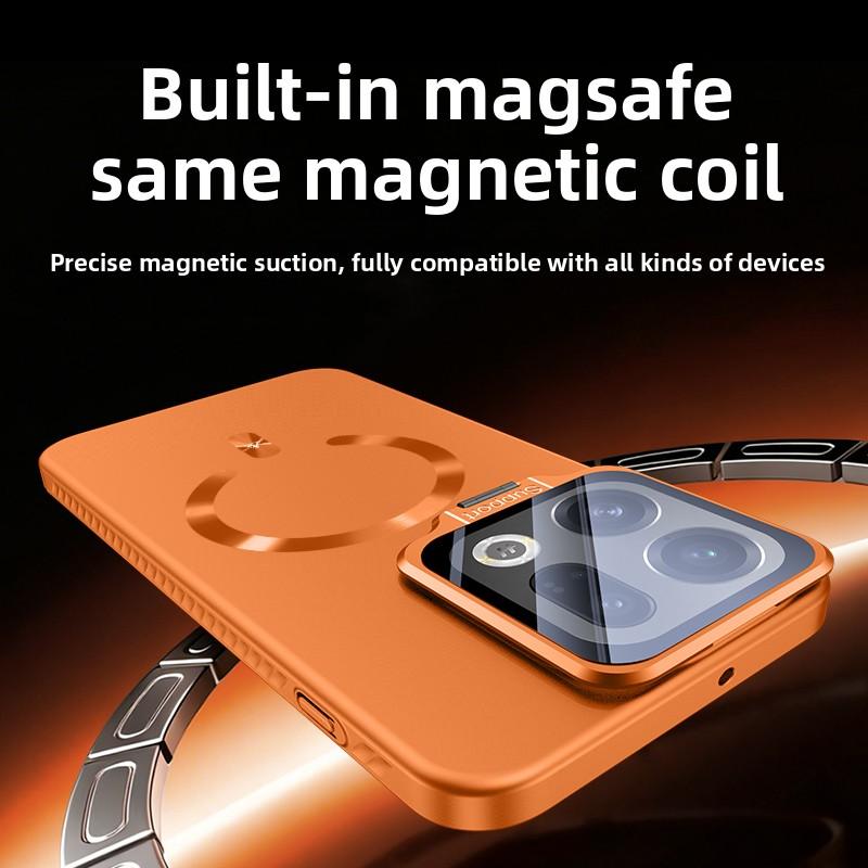 For OPPO Find X9 Pro Case Hard PC Magnetic wireless charging Lens Stand Protective Back Cover Case For Find X9 X9Pro Phone Shell