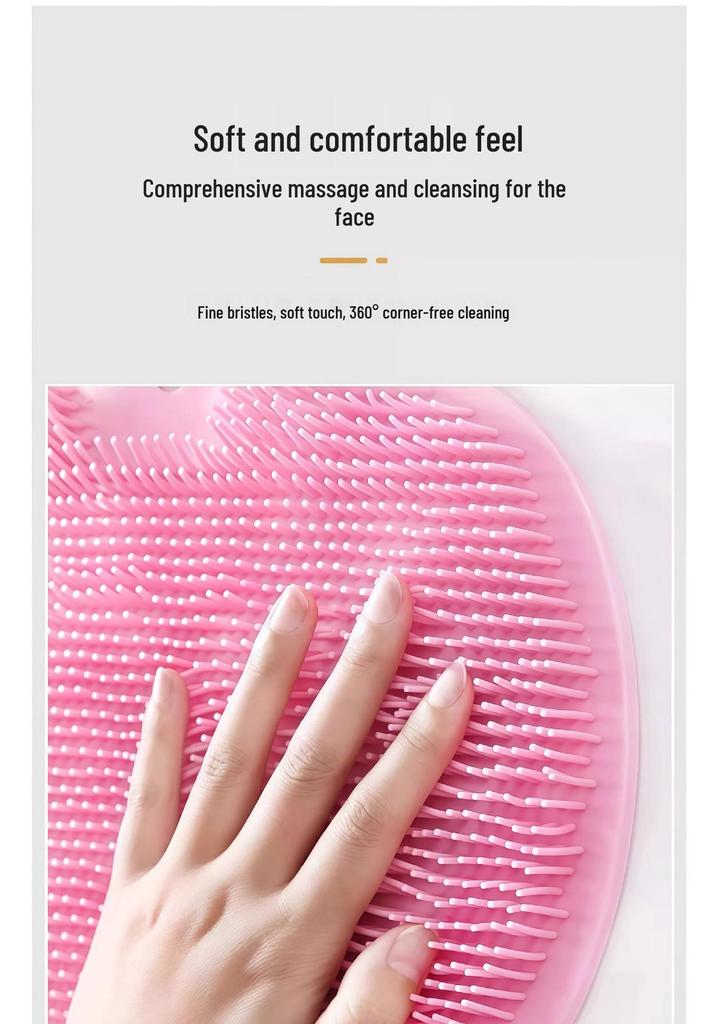 Anti-slip Foot Scrubber & Massager: Shower Pad with Suction Cups for Easy Dead Skin Removal