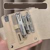 Stainless Steel Nail Clipper Set With Ultra Sharp Blades Portable Case For Home Travel Manicure Grooming