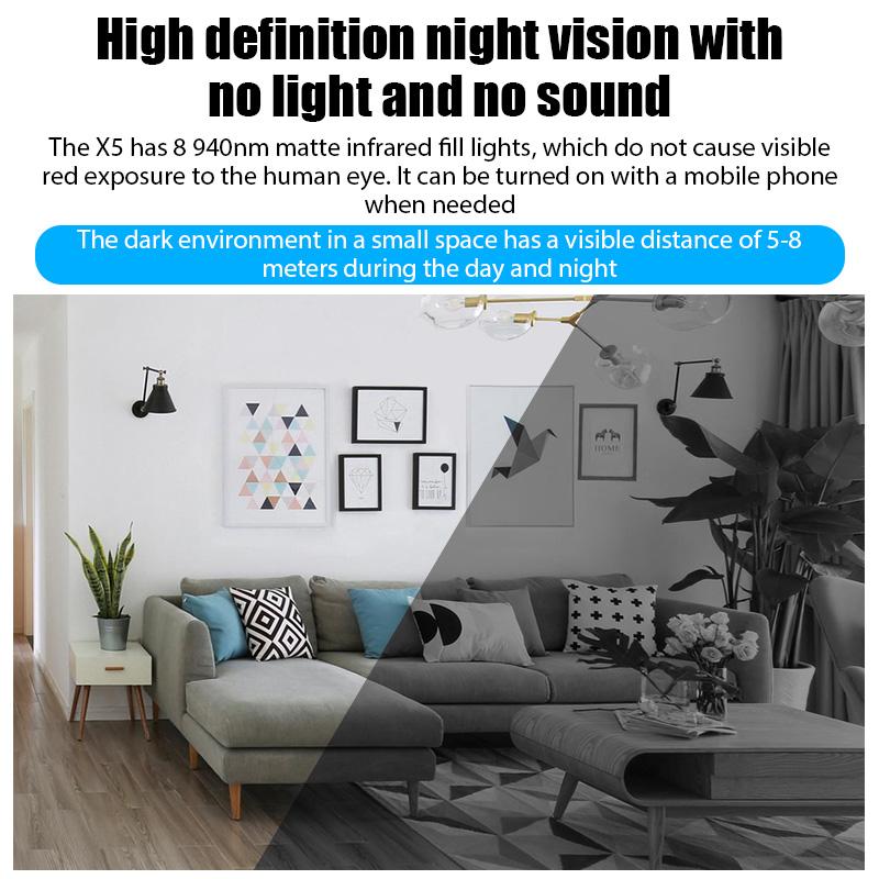 X5 Mini Camera Wifi Camera 1080P HD A9 Mini Recorder Wireless Mini Camera Video Surveillance Video Recorder Security mini camera