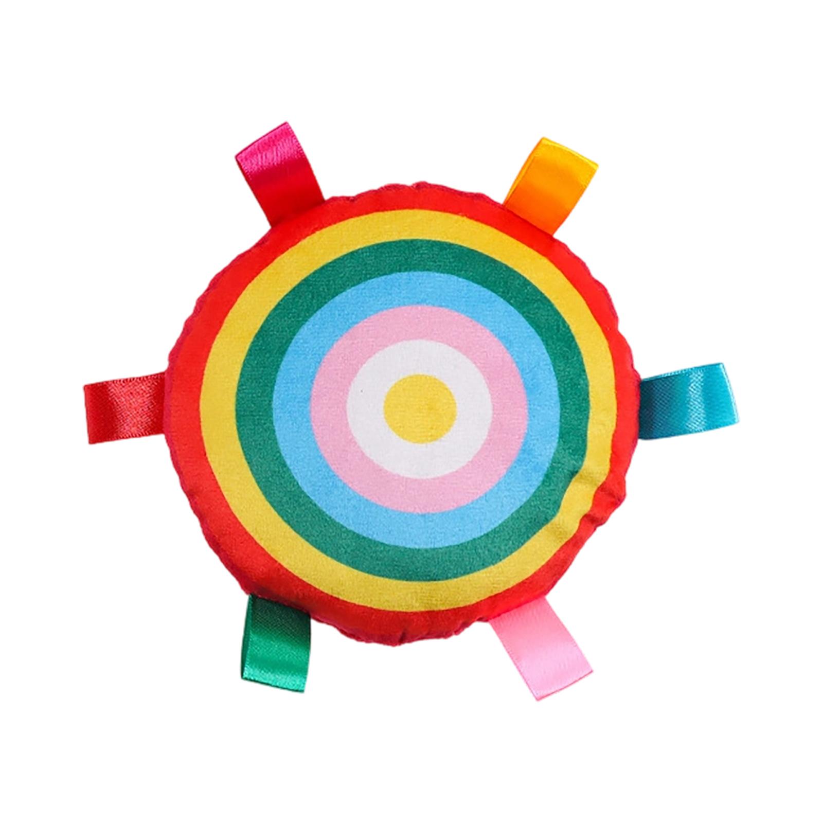 

Circle Squeaky Dog Toy, Soft Fabric Sound Toy For Interactive Play And Training One Size