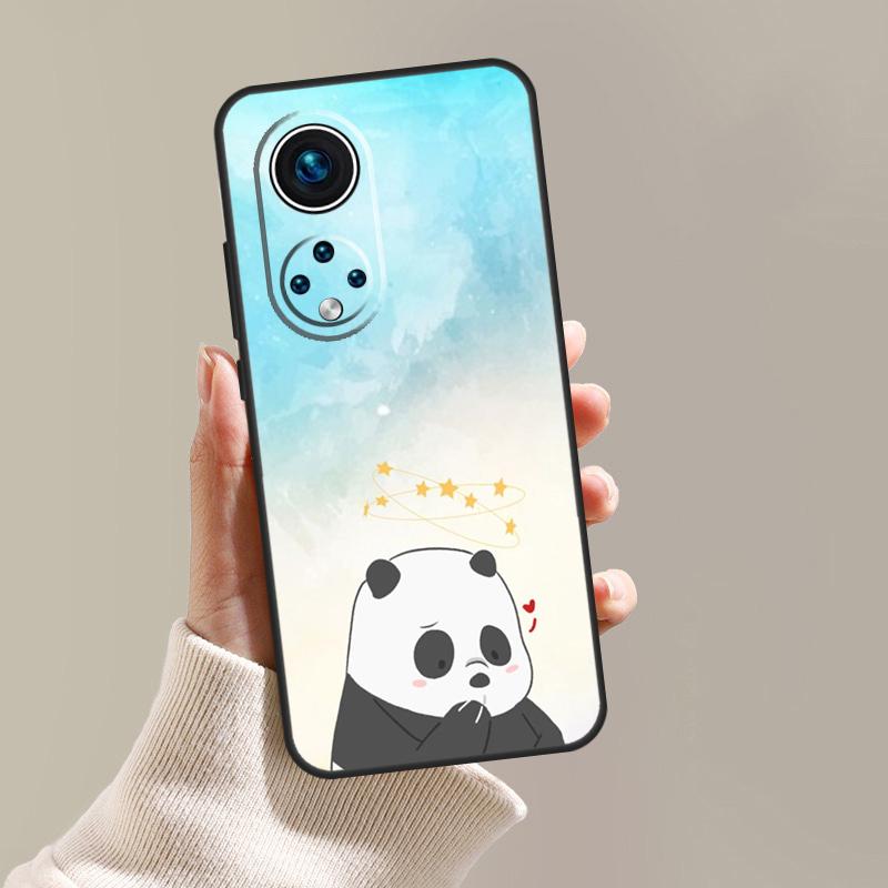 Cartoon Panda Bear Case Cover For Honor X8a X9a X7a X6a X7 X8 X9 50 70 90 Lite Honor 8X 9X Magic 5 Lite Pro