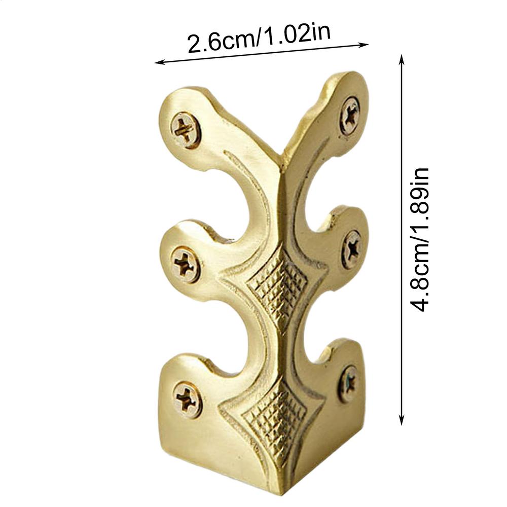 Retro Furniture Corner Protectors brass Skirting Board Corner Protector Decorative Corner Guard Board for Living Room Office