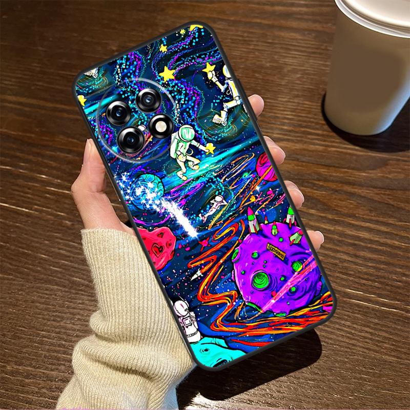 Mushroom Moon Shroom Farmer Case For OnePlus 13T 10T 8T 10R 13R 15 R 13 12 11 9 10 Pro Nord CE 5 2 3 4 Lite N20 N30 Cover