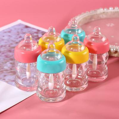 Cosmetic Container DIY Refillable Bottle Milk Bottle Shape Lip Gloss Bottle Empty Lip Gloss Tube