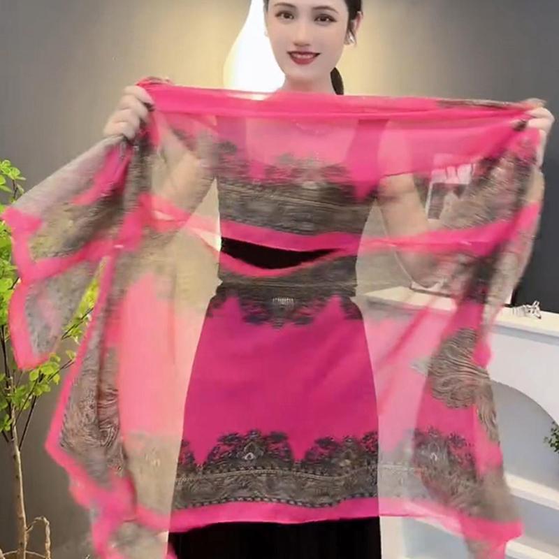 Woman Scarf Shawl Beach Cover-Ups Blouses Sun Protection Cardigan Summer Beach Holiday Cardigan Women Long Blouses Tops
