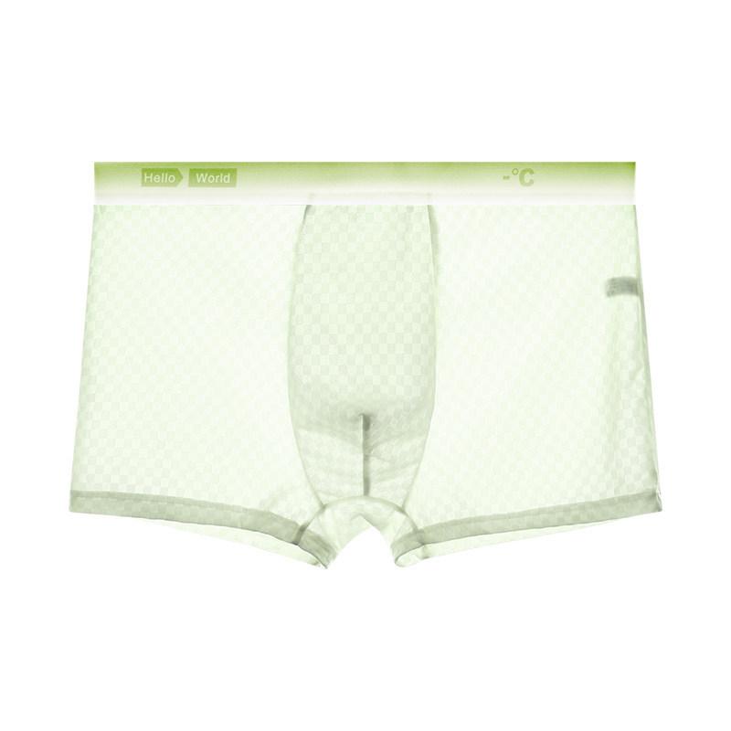 Plus-size Men's Summer Thin Ice Silk Antibacterial Breathable Sports Briefs