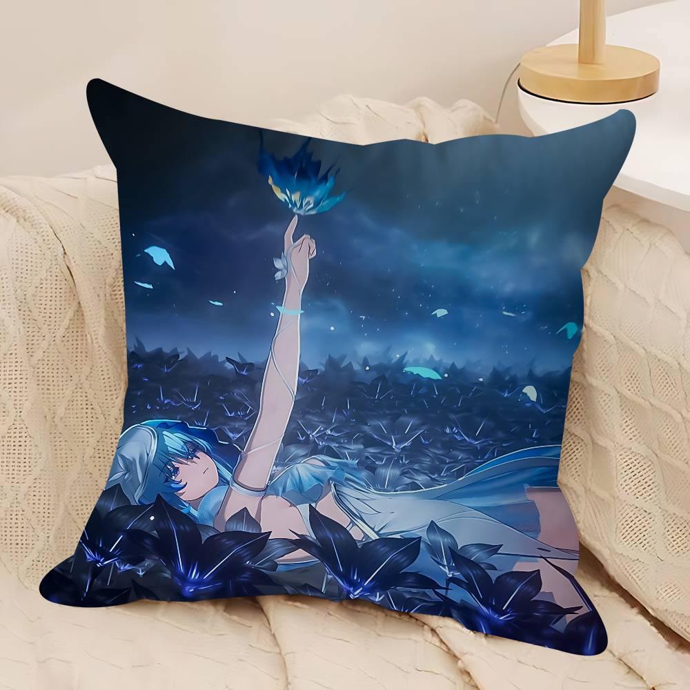 W-Wuthering Waves GameS Cushion Cover Decorative Pillow Sofa Home Decor Case Pillow Cases