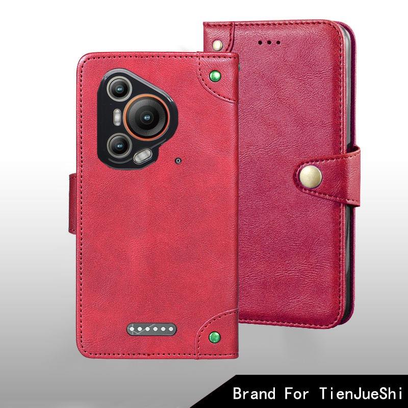 For Blackview BL7000 Case Metal Buckle Retro Leather Back Case Cover For Blackview BL7000 Phone Accessories