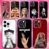 B-Beyonce Cowboy Phone Case For iPhone 16,15,14,13,12,11,Pro,Max,Plus,X,XS,XR,SE,8,7,Mini,Soft Silicone Black Case