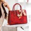 Red Large-Capacity Handbag, Wedding Gift, Bride Middle School Mother Bag, Mother-In-Law Wedding Bag