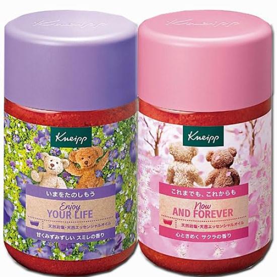 Pair Kneipp Bath Violet Scent 850g Cherry Blossom Scent 850g [Limited Set] Salts + (4580294850995 + 4580294852906)