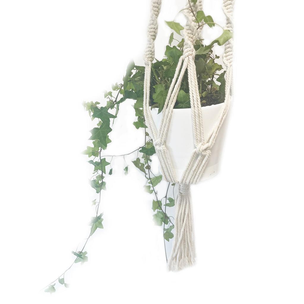 Macrame Pot Holder Extra Long Large