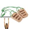 Wood Rock Climbing Fingerboard Multifunction Finger Strengthener Training Board for Home Gym or Outdoor Use