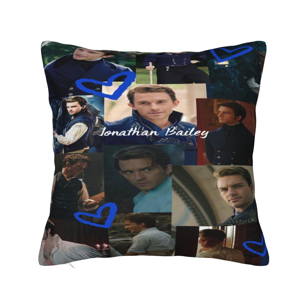 Home Decorations Jonathan Bailey Fiyero Pillowcase Stuff Pillow Cover Zipper Multiple Sizes