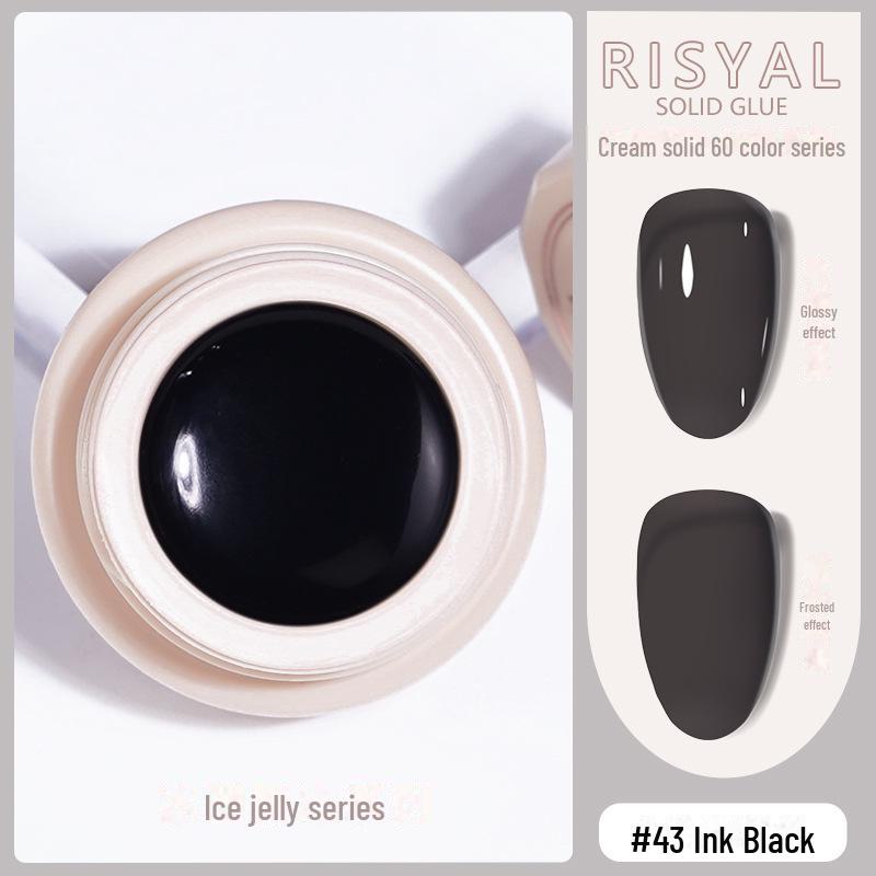 

Лак для ногтей Ice-Clear Solid Cat s Eye - Гладкий кремовый цветной клей null