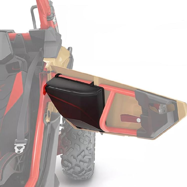 1 Pair Rugged Door Organizers For UTV Featuring Large Capacity Storage Bags For Optimal Gear Management