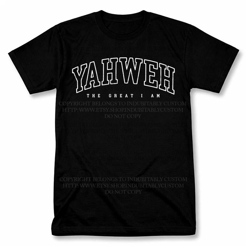 YAHWEH Statement T shirt Bold Christian Faith A Graphic T shirt Vintage Fan Tee S