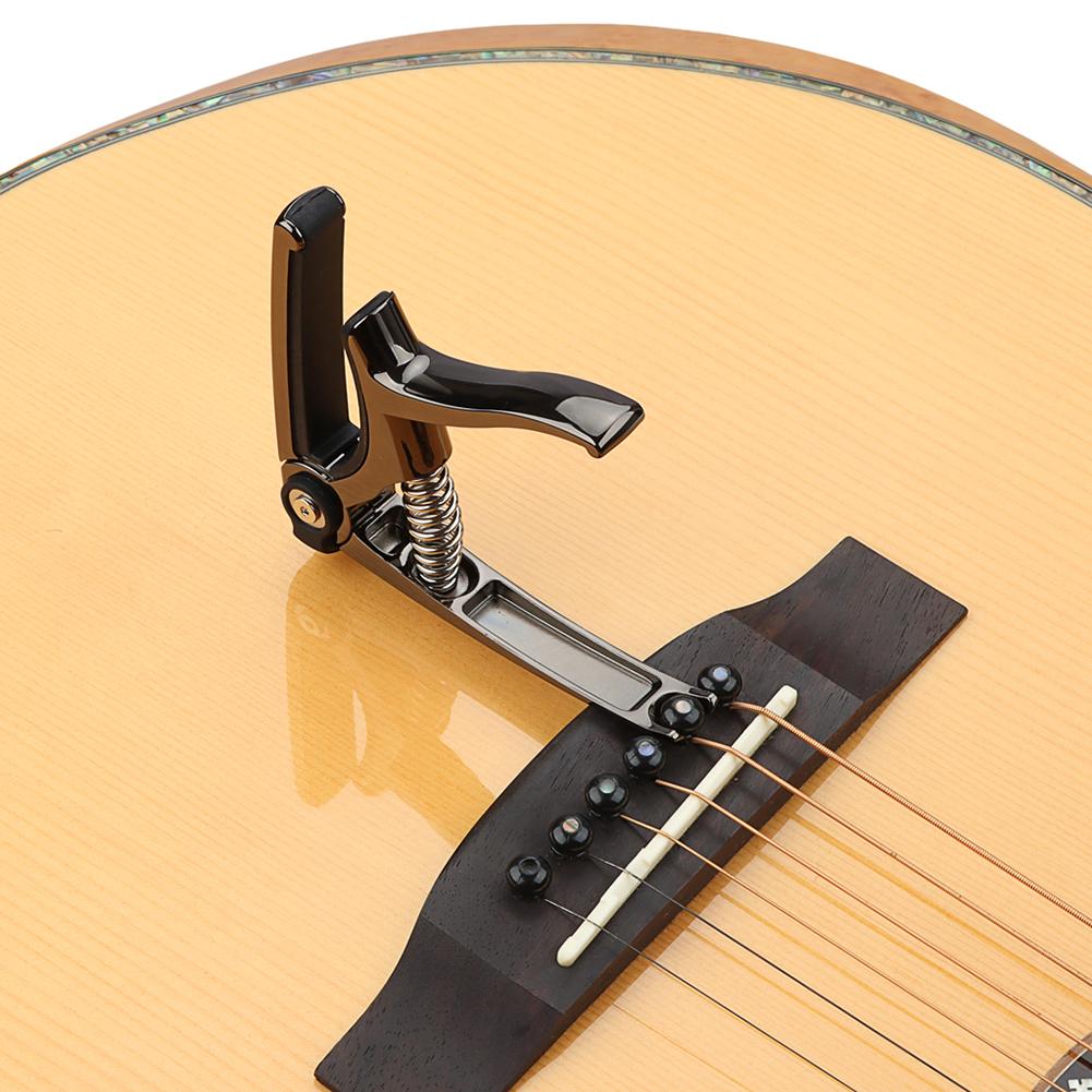 Guitar Capo Zinc Alloy Electronic Guitar Capo Lightweight Universal Acoustic Classical Electric