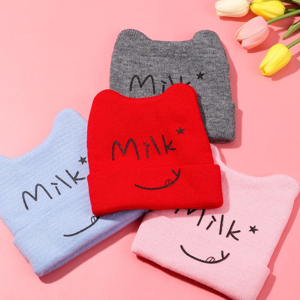 Baby Boy Girl Cat Ear Gifts Warm Ladies Cap Warmer Bonnet Knitted Hat Beanie Cap Baby Hat