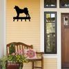 Promotion Shiba Inu Dog Key Hooks & Keychain Holder Small 6 Inch Wide Wall Hook Bathroom Accessories Home Decoration Artwork