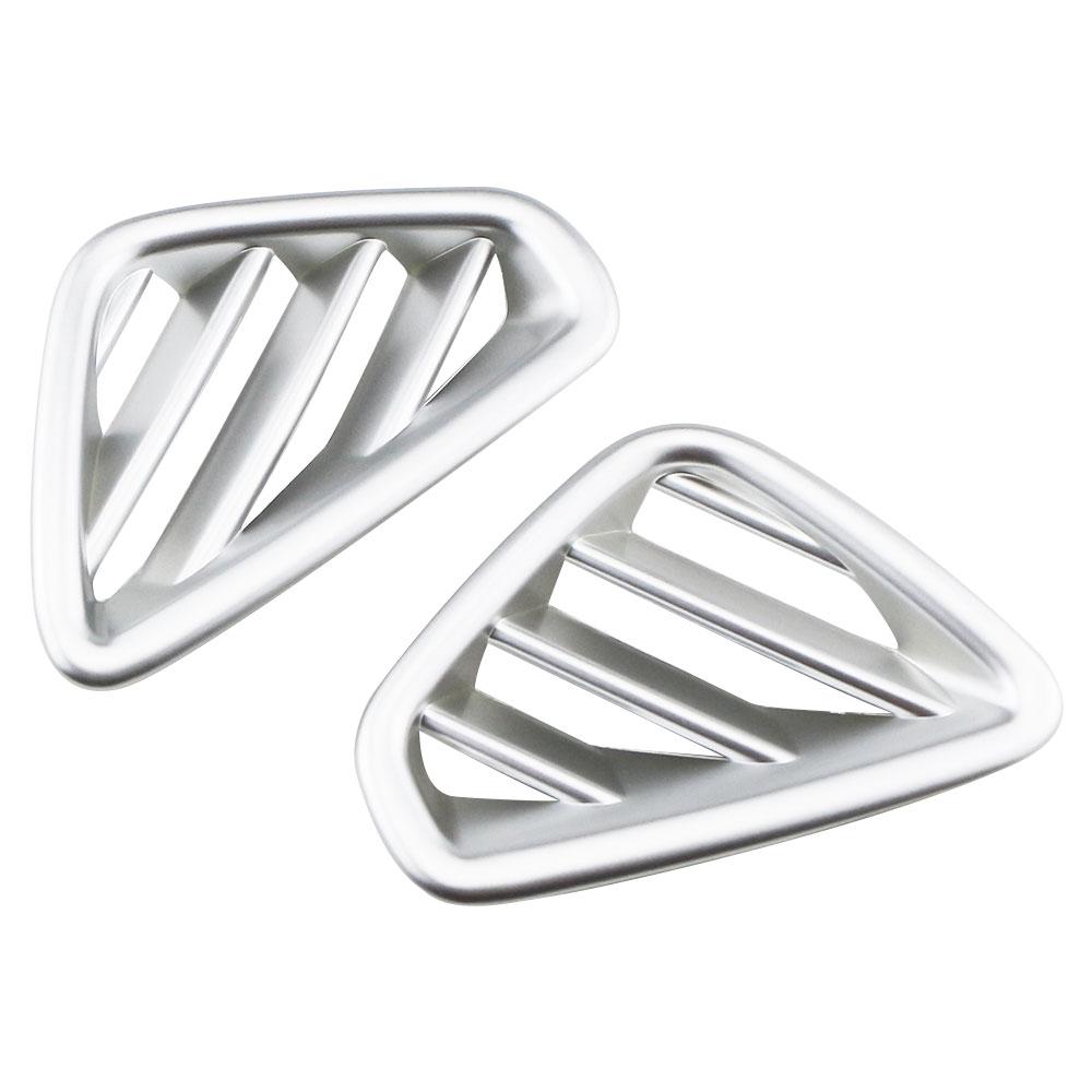 2Pcs Car Air Conditioning Vent Outlet Cover Trim Decoration Sticker for Hyundai Encino Kona Kauai 2017 - 