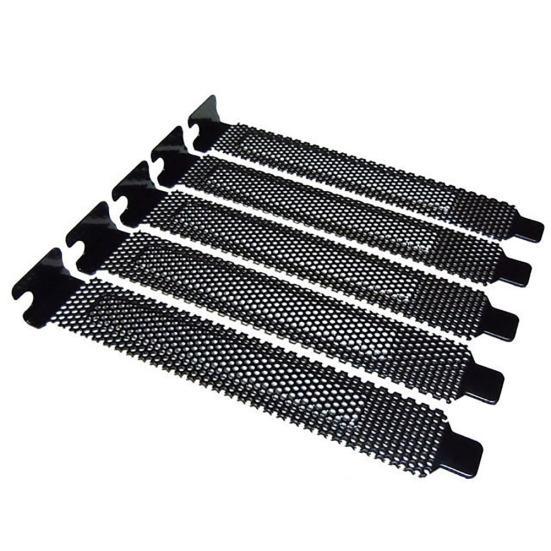 5Pcs Metal Heat PCI Slot Cover Dissipation Computer Dust Filter Blanking Plate