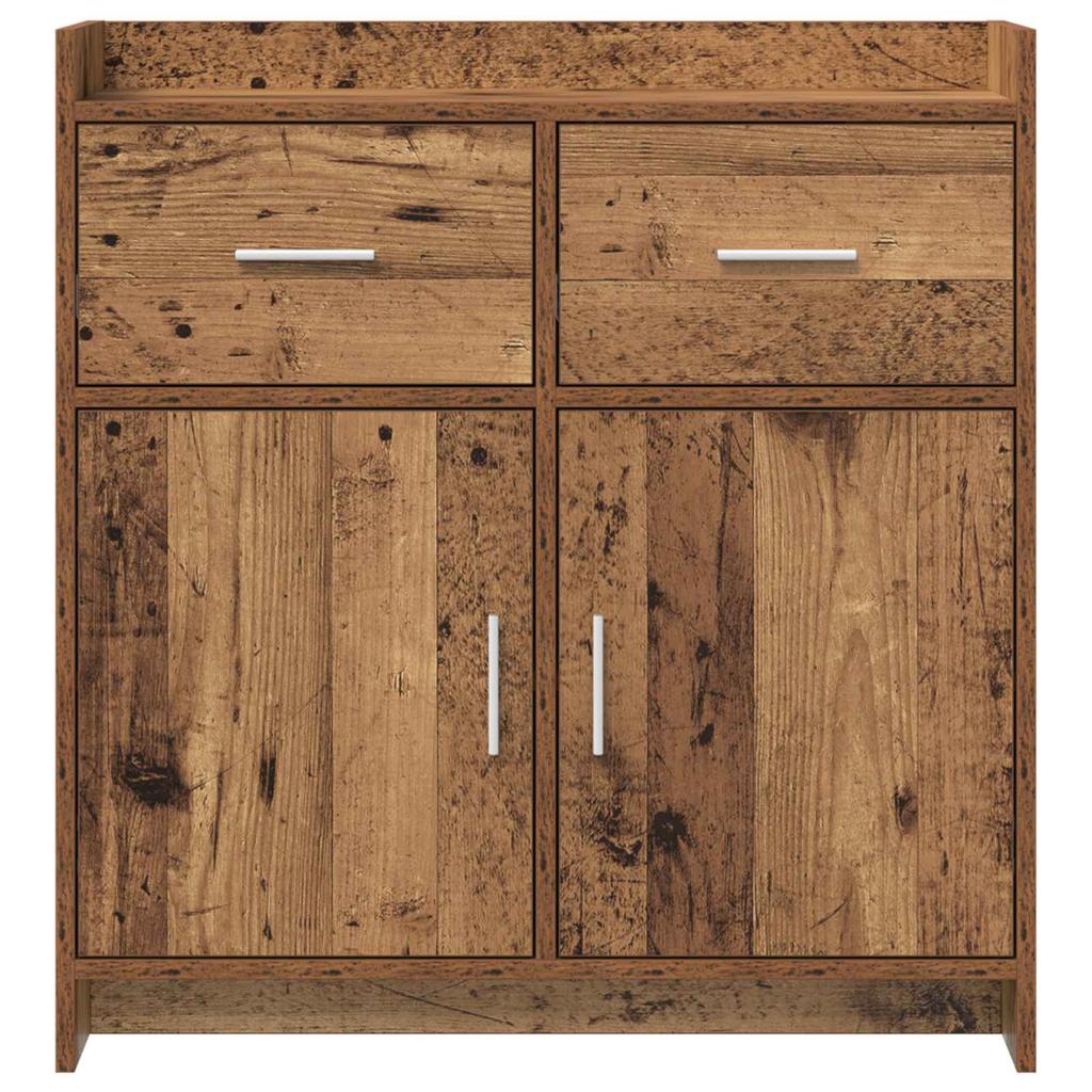 Sideboard Made of Reclaimed Wood 75 x 36 x 80 cm Engineered Wood