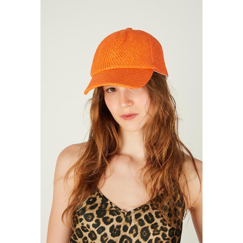 14392 Camel Wide Straw Hat With Ribbon Detail