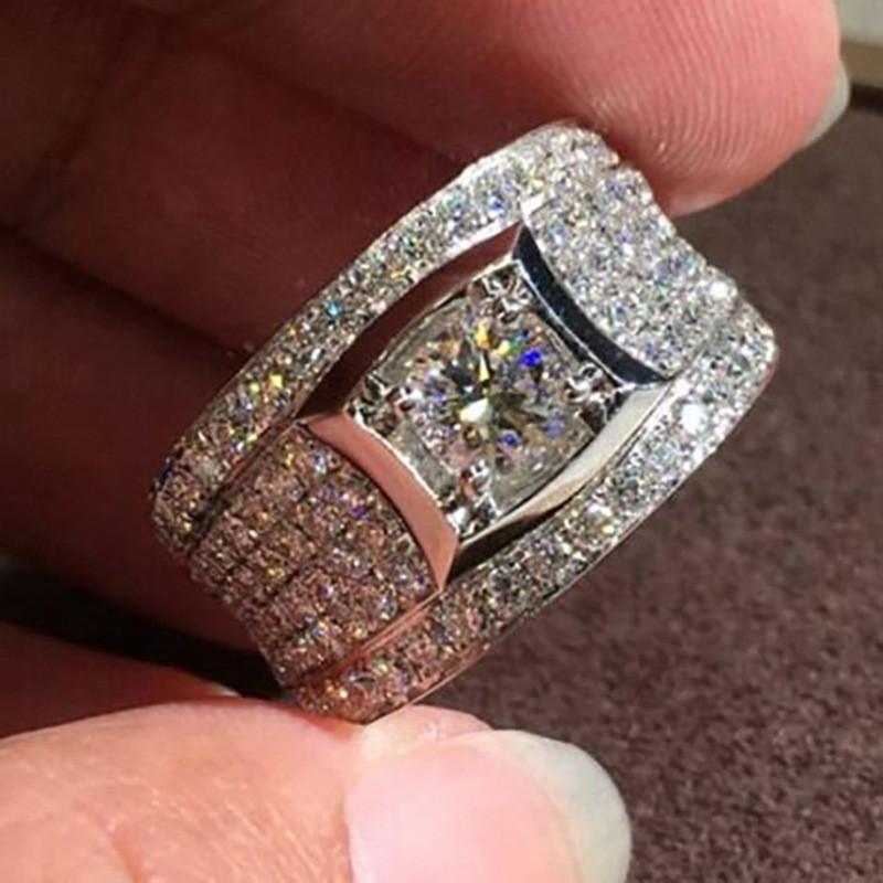 CopperDazzling Cubic Zirconia Gorgeous Ring for Women Trendy Accessories Delicate Wedding Engagement Jewelry