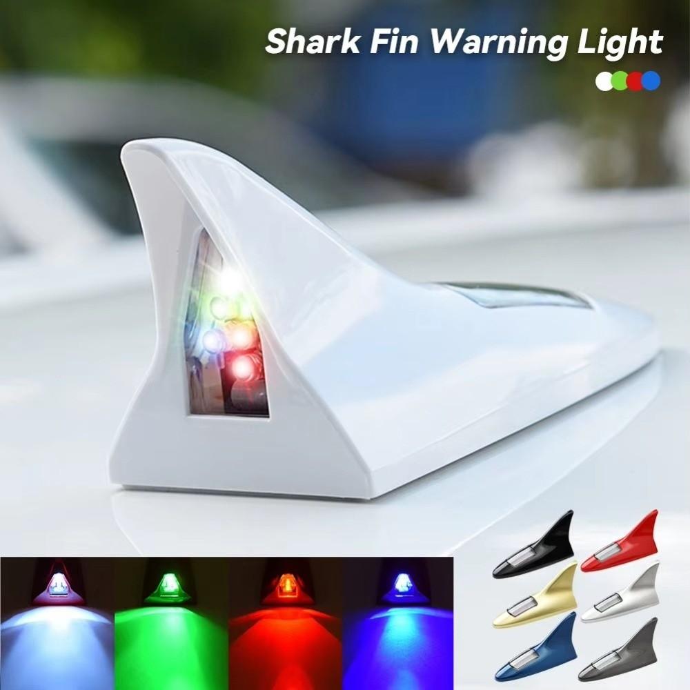 8 Light Effects Solar Car Antenna Strobe Flash Mode Auto Roof Aerial Night Driving Safety