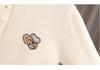 2025 Girls' Stylish Knit Cardigan - Round Neck Sweater for Spring & Autumn