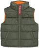 Зимняя куртка Alpha Industries Hooded Puffer Vest (118110) sage green