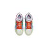 Jordan Air Jordan 1 Mid Alt SE Breathable High top Children's Basketball Shoes Blue Orange Children Aged 3 7 Years Old (Unisex)