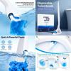 Modern Minimalist Disposable Toilet Brush Set With Cleaning Liquid For Home Bathroom Cleaning Supplies