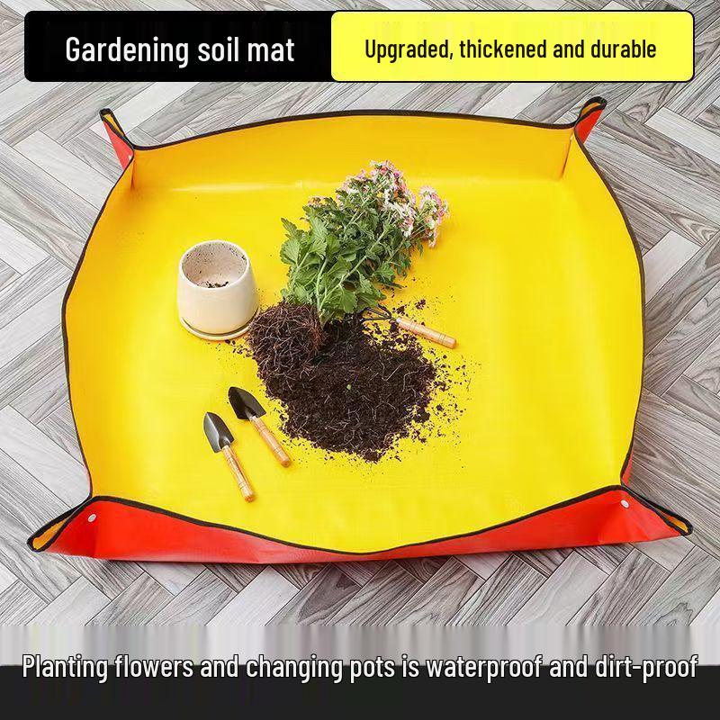 Saksı Değiştirme ve Saksı Taşıma için Su Geçirmez Ekstra Kalın Bahçıvanlık ve Balıkçılık Zemin Matı