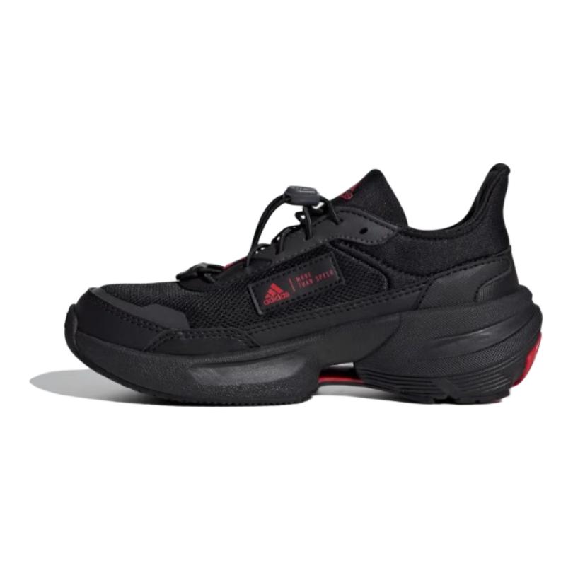 Adidas Mts Series C Comfortable Lightweight Durable Breathable Low Top Kids Running Shoes Kids Running Shoes Black Red JQ2988