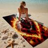 proof beach towel with a Joker pattern - soft,absorbent,quick-drying,machine washable - perfect for swimming,camping,bathing