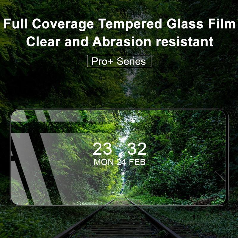 IMAK Pro+ Series Screen Protector for Oppo A96 4G 9H Tempered Glass Screen Protector Full Coverage Full Glue Scratch Resistant Guard Film