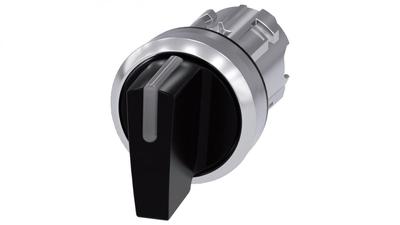 Przełącznik 3 Pozycyjny 22Mm Czarny Bez Samopowrotu I-O-Ii Możl Podświetlenie Metal Ip69K Sirius Act 3Su1052-2Bl10-0Aa0