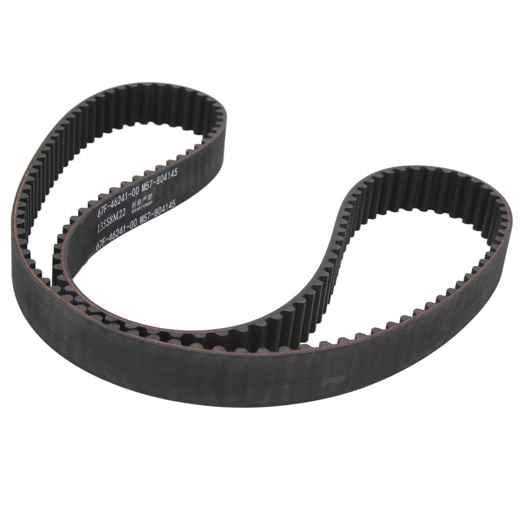 Outboard Engine Timing Belt 67F‑46241‑00 Boat Timing Belt for 75HP 80HP 90HP 100HP 115HP 4 Stroke Outboards