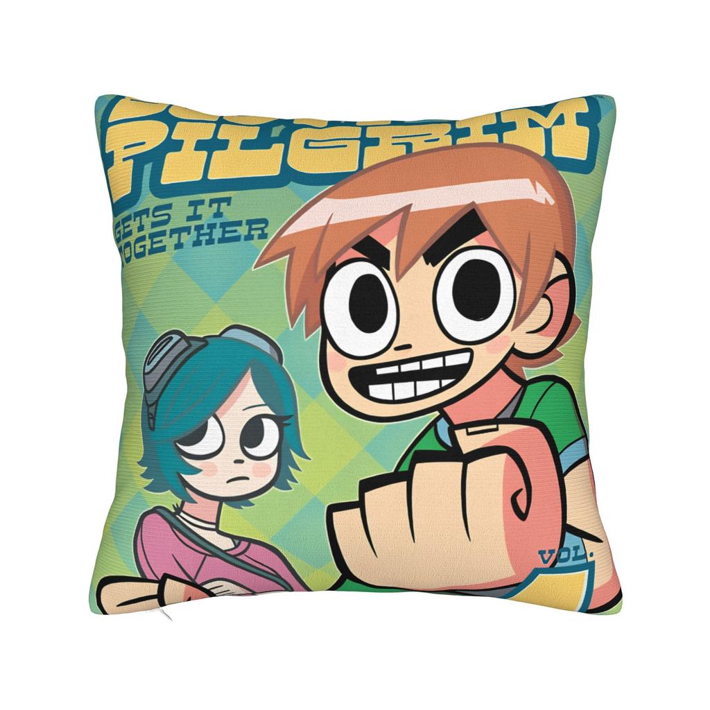 Scott Pilgrim Vs The World Anime Pillow Cover Comfy Cushion Cover Morden Pillow Case For Sofa Car Home Decor