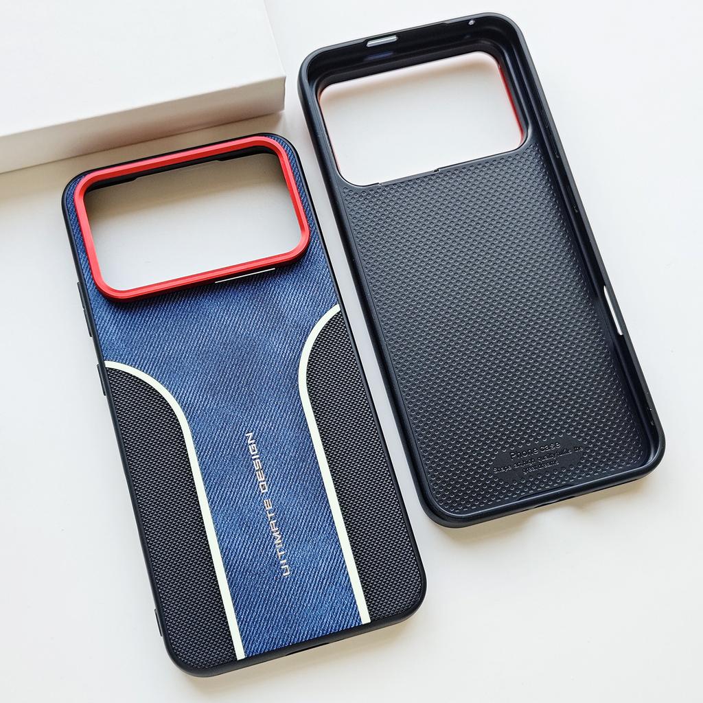 For Honor Win & Honor Win RT Case PU Leather Skin Friendly Contrast Color Keys Lens Frame Protective Back Soft Case Cover
