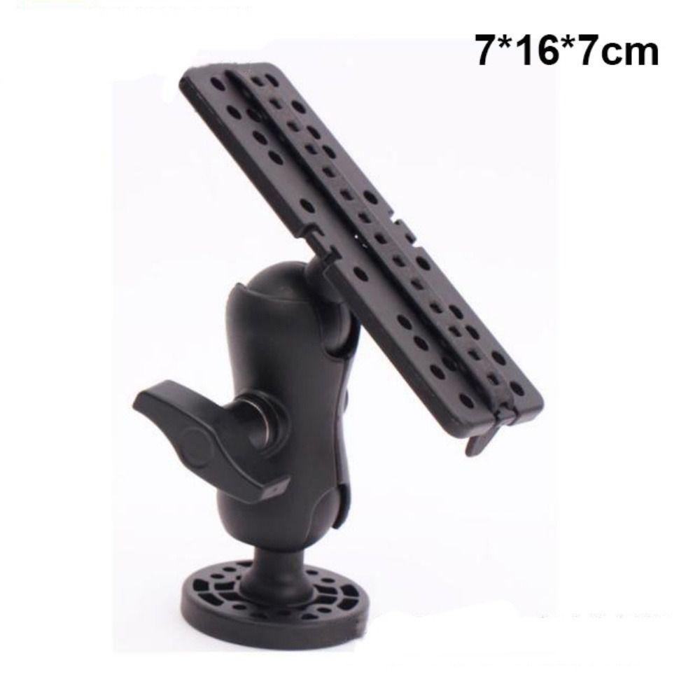 Black Fish Finder Mount Nylon Boat Rotating Bracket New Universal Kayak Holder  Plate Accessories