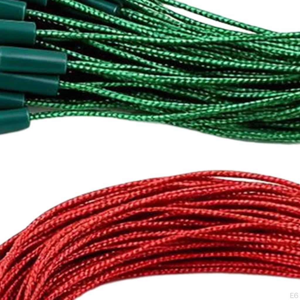 200 Pieces Christmas Ornament Hangers Strings Versatile Decorative Portable Hanging Ropes