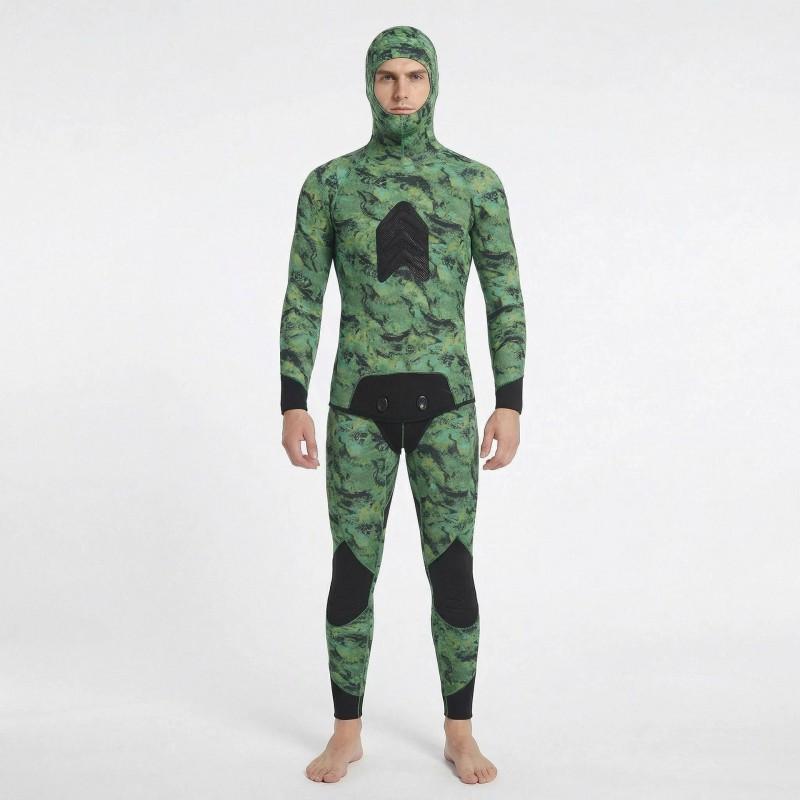 Mens 3mm 5mm 7mm CR Neoprene Wetsuit Separates Scuba Diving Snorkeling Cold Water Swimming
