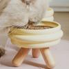 Anti-slip Pet Elevated Feeders Detachable Kitten Food Basin Cat Ceramic Bowl with Stand  Food