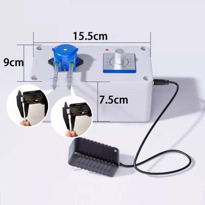 Mikro nastavitelná peristaltická pumpa, 12V Mini elektrická DC dávkovací vodní samonasávací pumpa, 10~60 ml/MIN