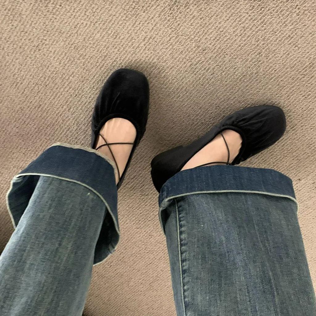 Fashion Bailamos Women Flats Brand Designer Mary Janes Shoes Woman Round Toe Japanned Leather Flats Vintage Narrow Band Loafers Mujer